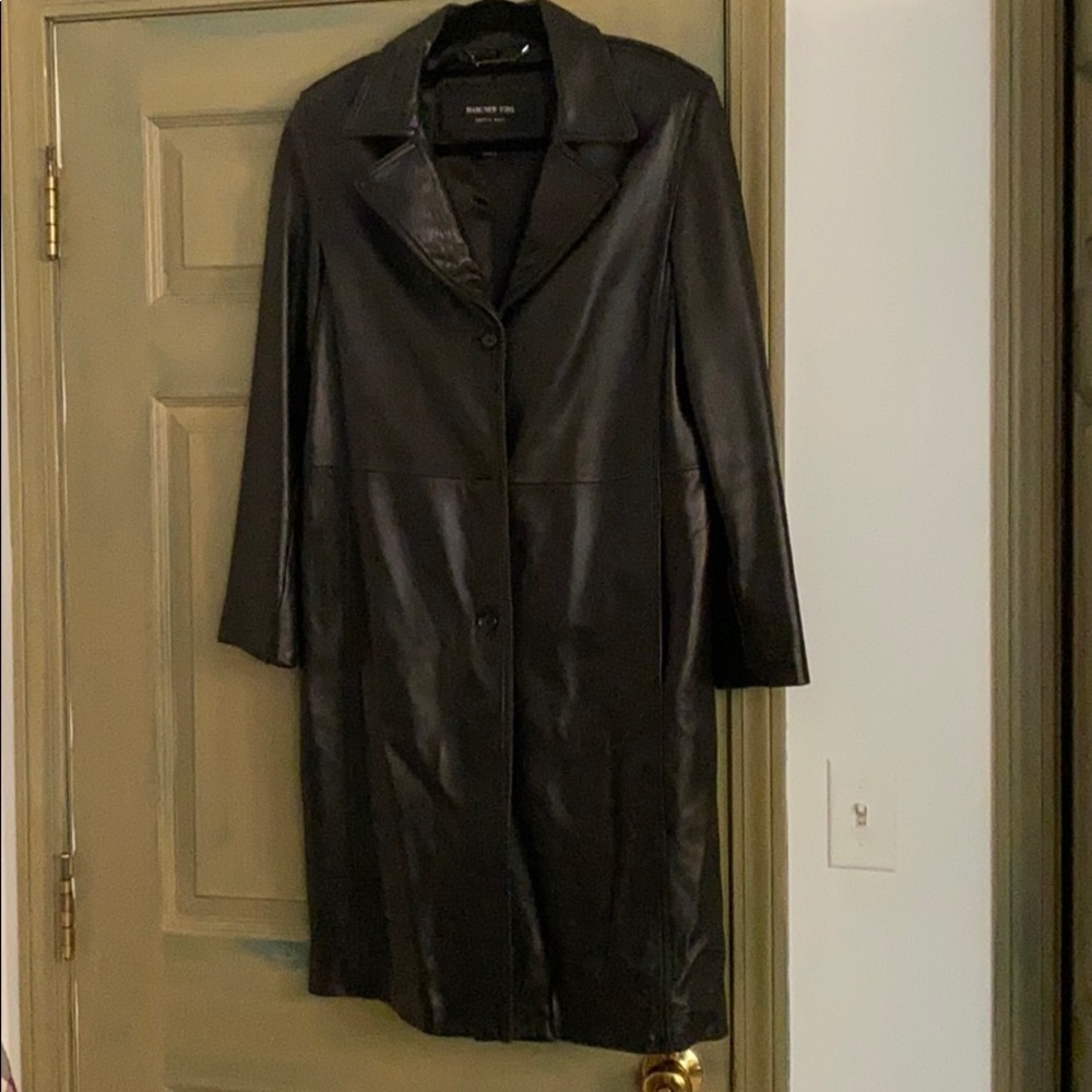 Marc New York, Black leather coat